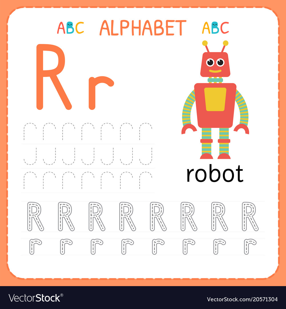 Alphabet Tracing Worksheet For Preschool And