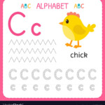 Alphabet Tracing Worksheet For Preschool And