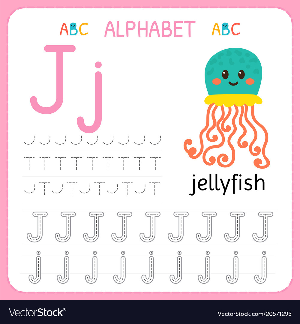 Alphabet Tracing Worksheet For Preschool And