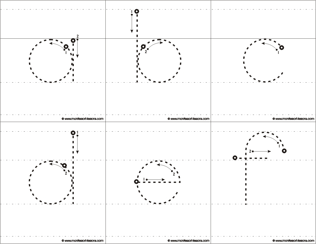 Alphabet Tracing Worksheet With Arrows | Printable
