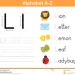 Alphabet Tracing Worksheet: Writing A-Z Illustration