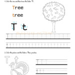 Alphabet Tracing Worksheets - How To Write Letter T