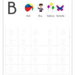 Alphabet Tracing Worksheets, Printable English Capital