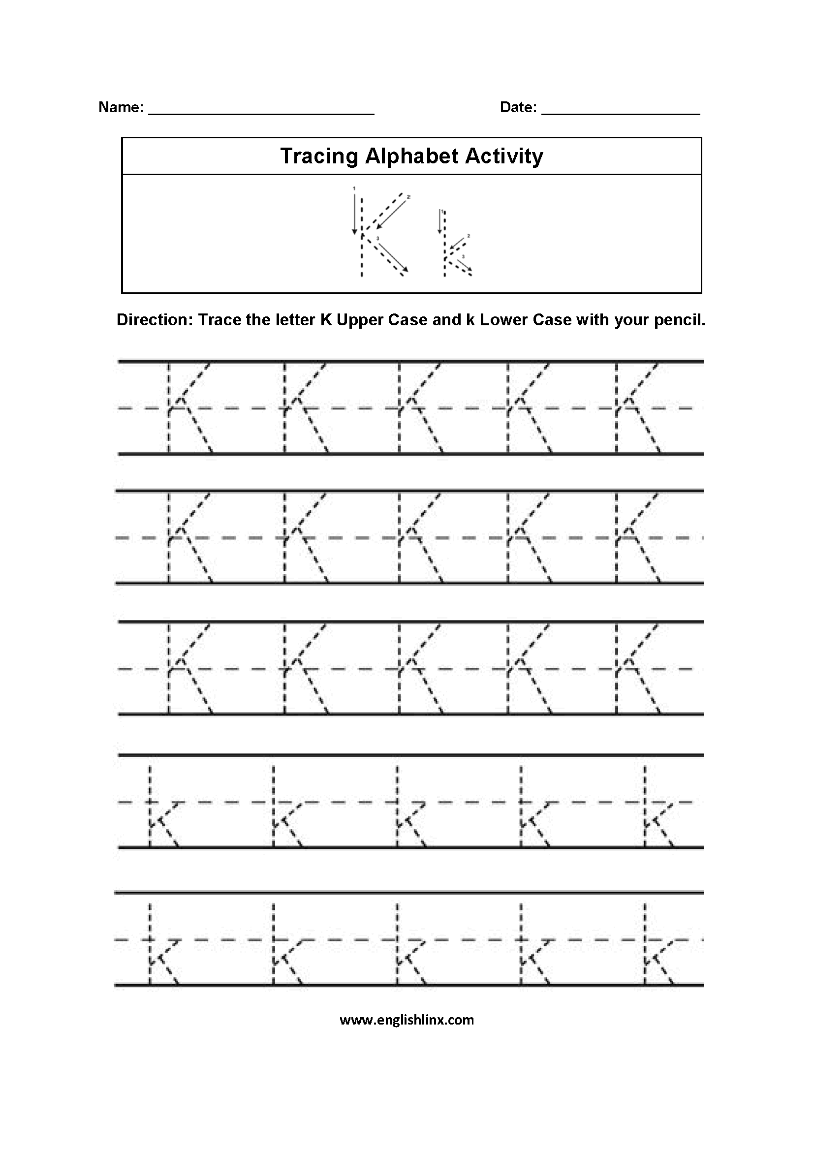 Alphabet Worksheets | Tracing Alphabet Worksheets