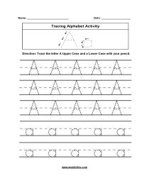 Alphabet Worksheets | Tracing Alphabet Worksheets