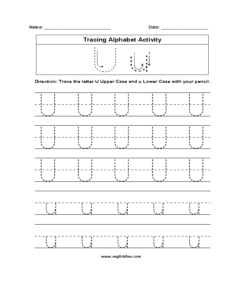 Alphabet Worksheets | Tracing Alphabet Worksheets