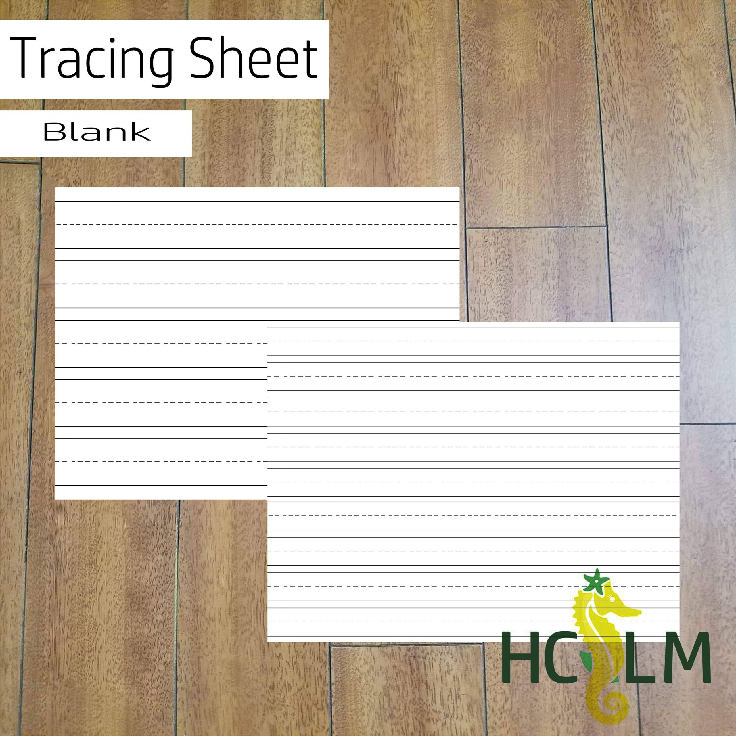 Blank Tracing Sheet, I Can Write My Name, Tracing, Practice