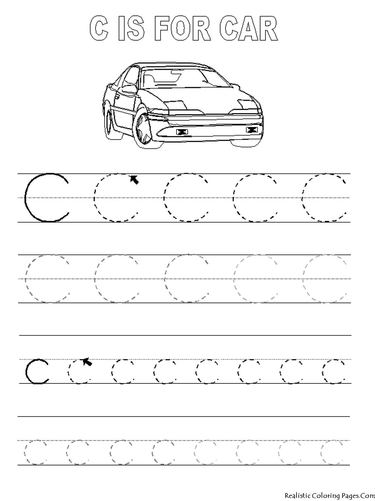 C Letters Alphabet Coloring Pages | Abc Tracing, Alphabet