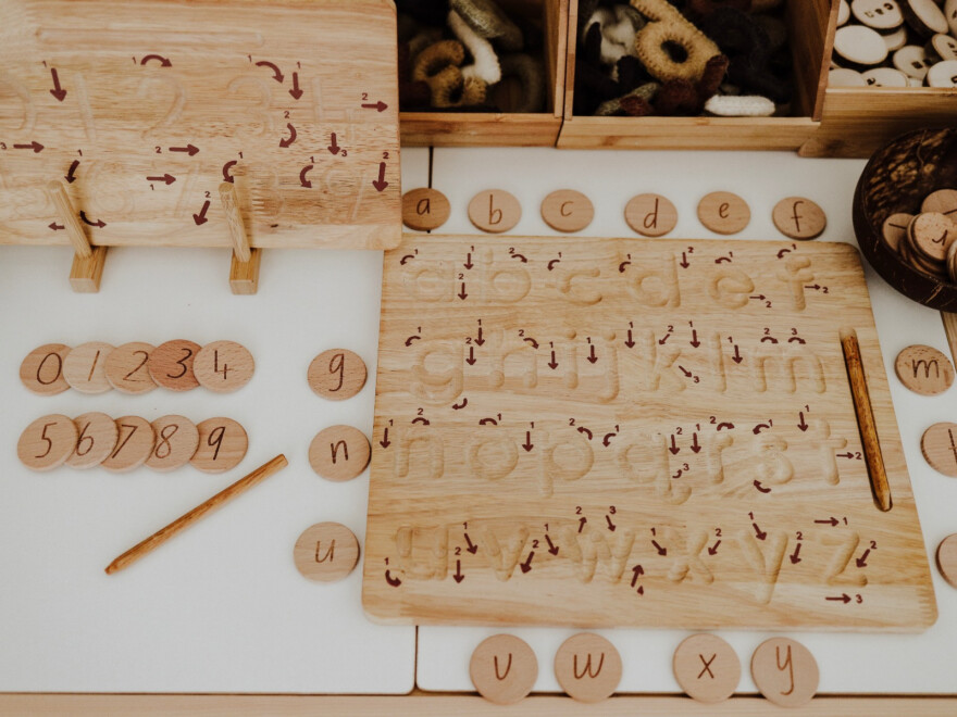 Capital Letter Tracing Board