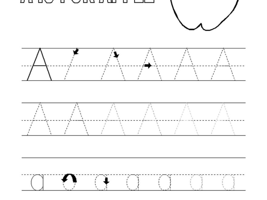 Coloring-Pages-Preschool-Abc-Printables | Preschool Tracing