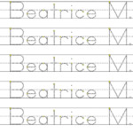 Create A Worksheet With A Personalized Tracing Namemiss_Bebz