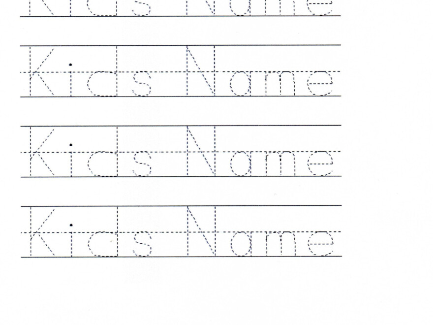 Customizable Printable Letter Pages | Name Tracing