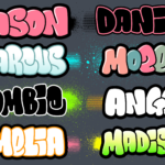 Design A Text,name Or Logo In Bubble Graffiti Fonts
