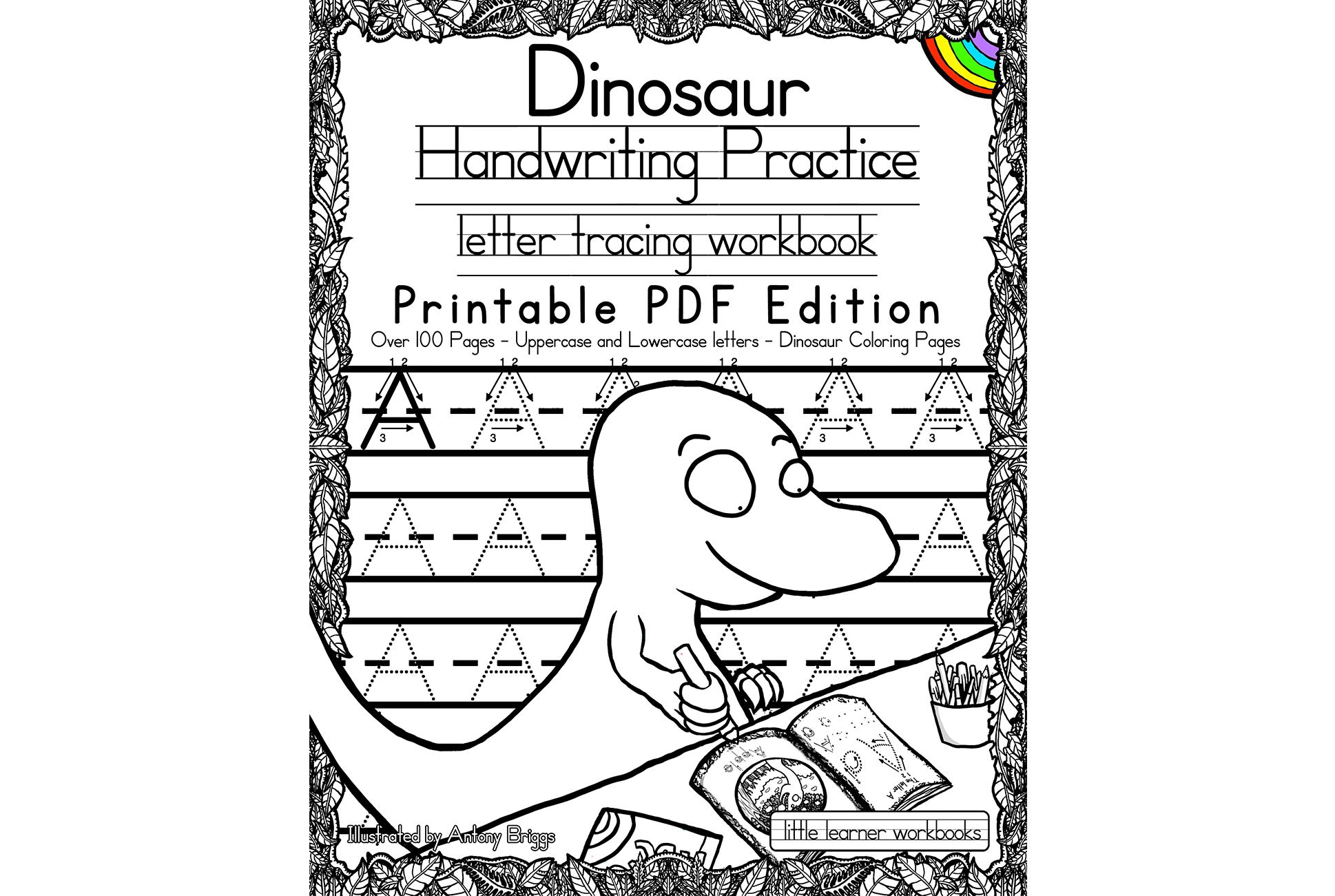 Dinosaur Handwriting Practice – Printable Pdf – Little