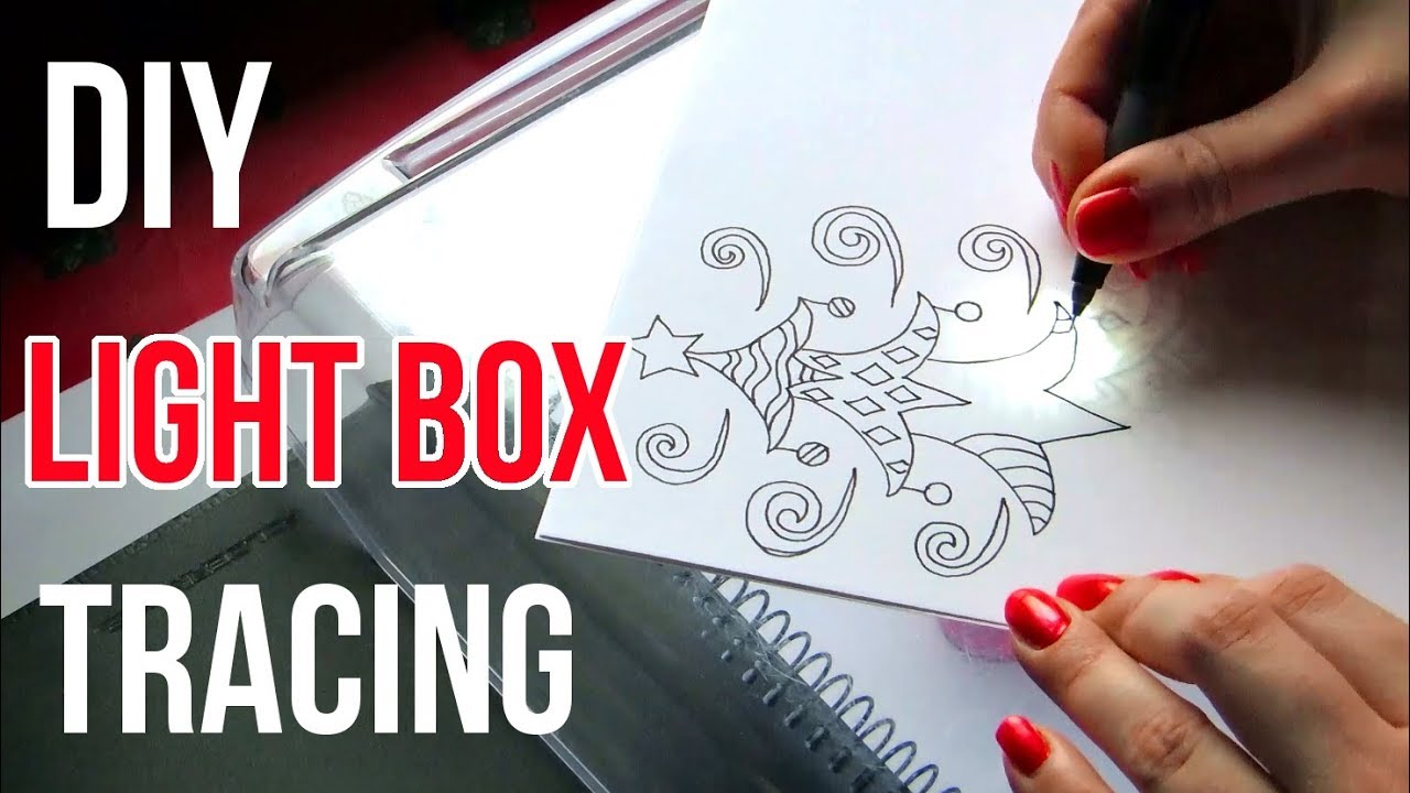 Diy Light Box Tracing || Art Tips