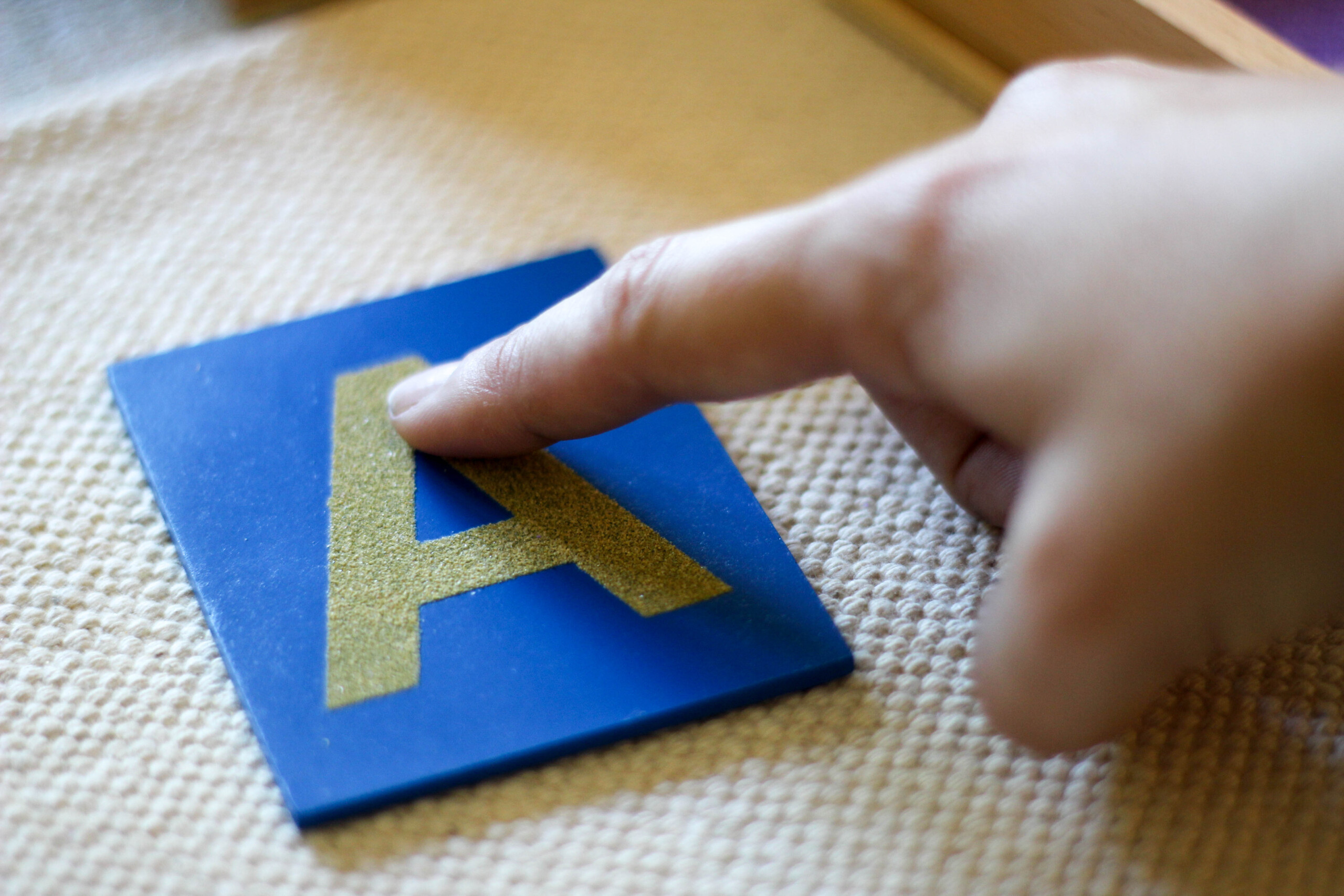 Diy Montessori Sand Writing Tray With Free Printable Letter