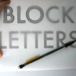 Drawing Block Letters Is So Easy, You May Never Buy Another