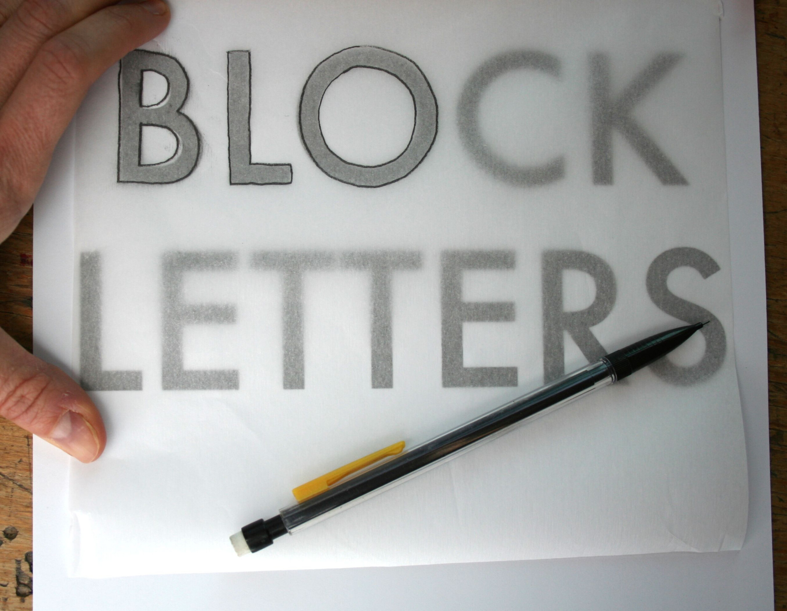 Drawing Block Letters Is So Easy, You May Never Buy Another