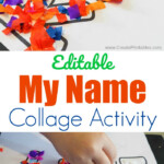 Editable My Name Collage Activity - Create Printables