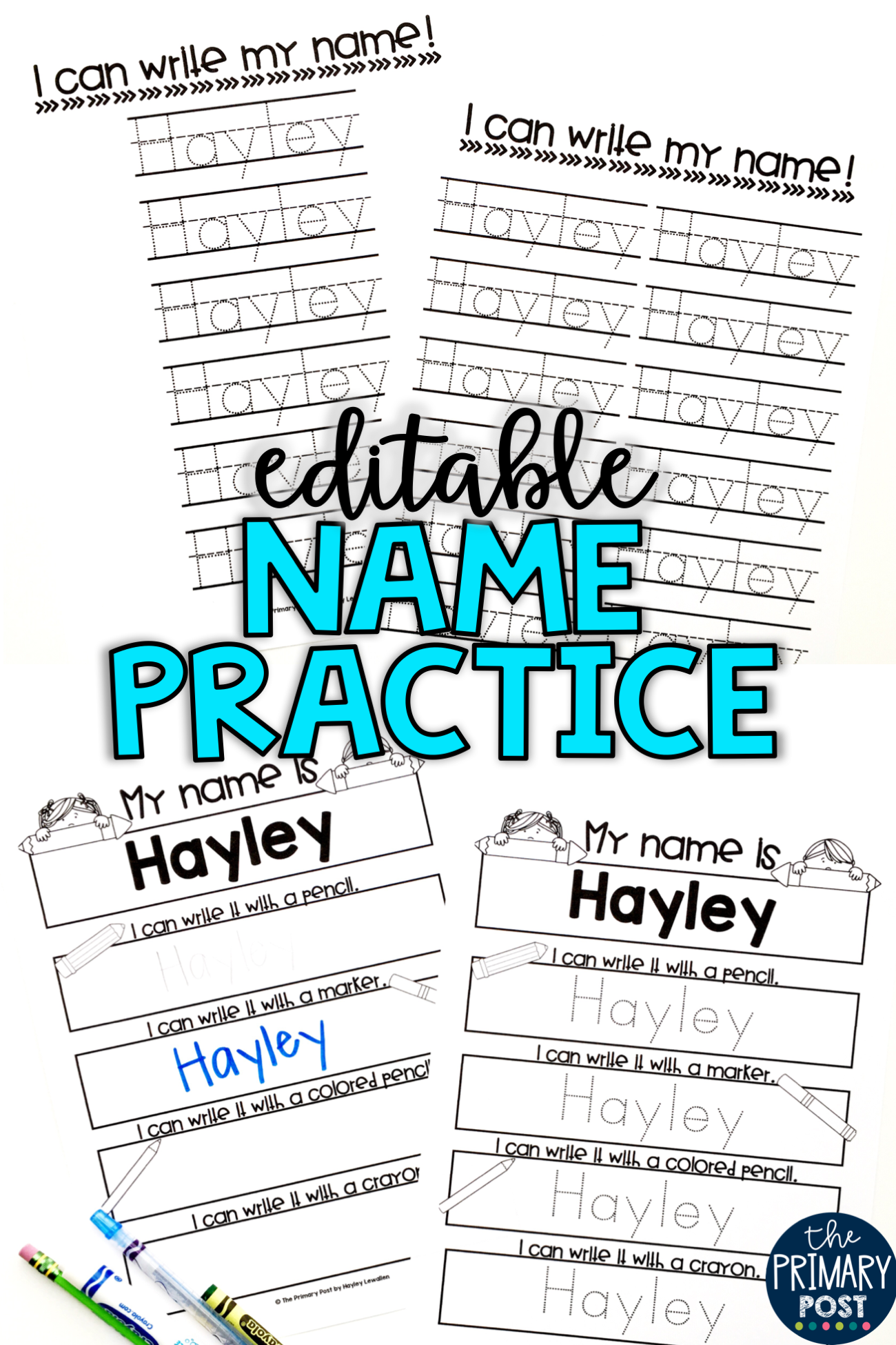 Editable Name Practice Sheets | Name Practice, Practice