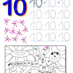 Educational Page Kids Number Printable Worksheet Children