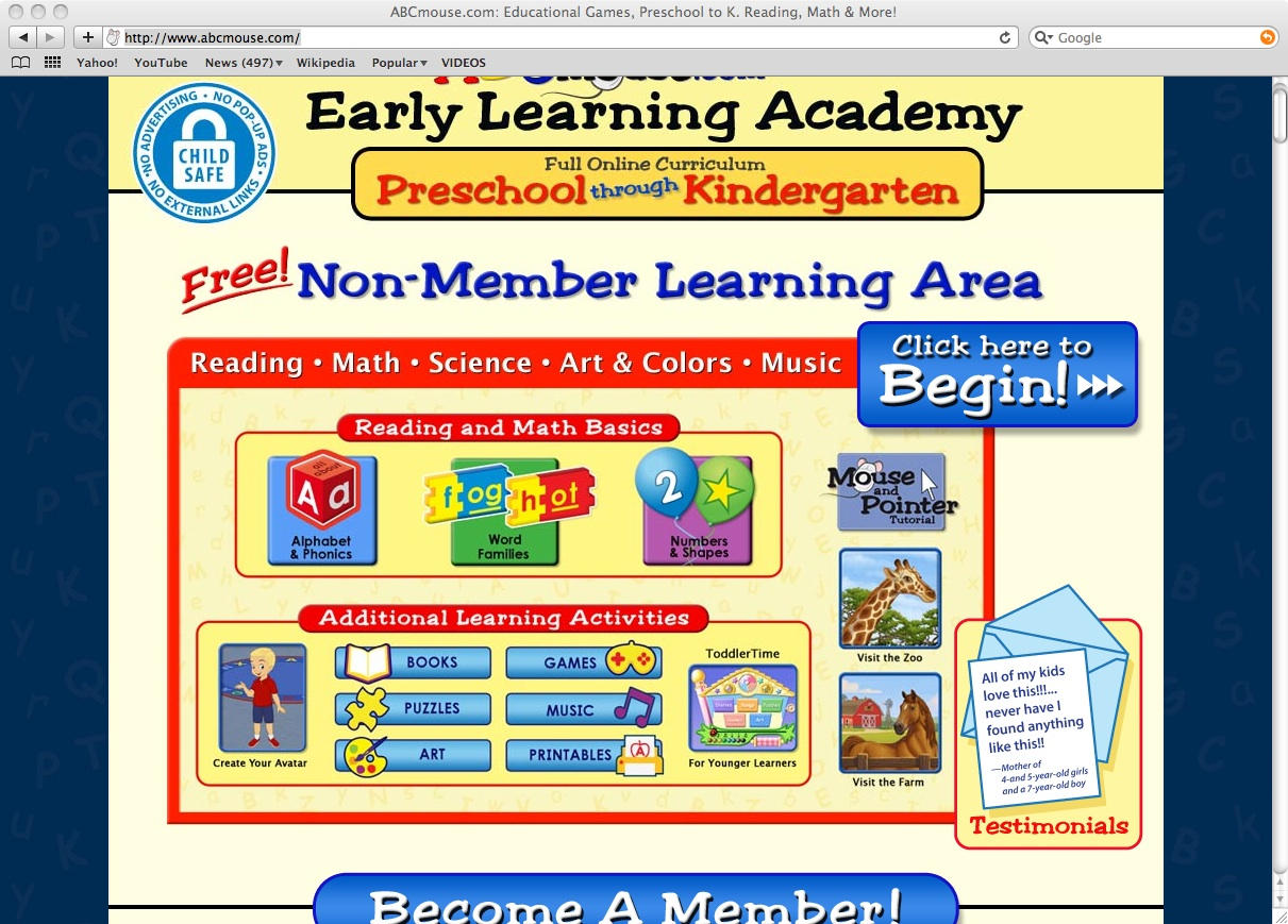 Educational Reviews: Abc Mouse