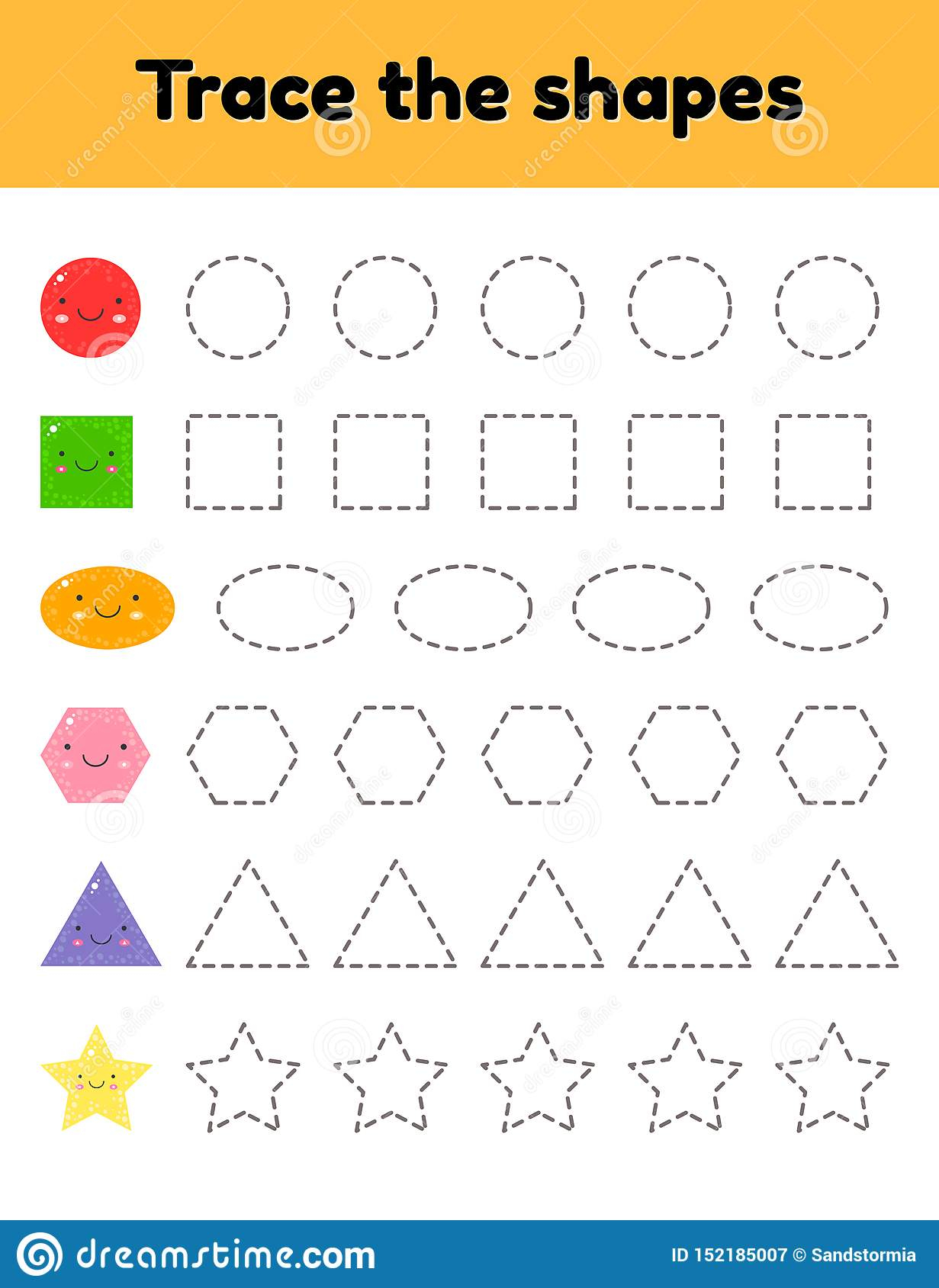 Educational Tracing Worksheet For Kids Kindergarten