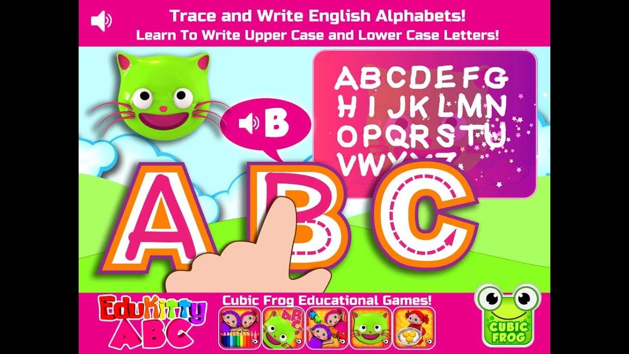Edukitty Abc! Letter Tracing &amp;quot;educational Brain Games&amp;quot; Android Kids Games  Video