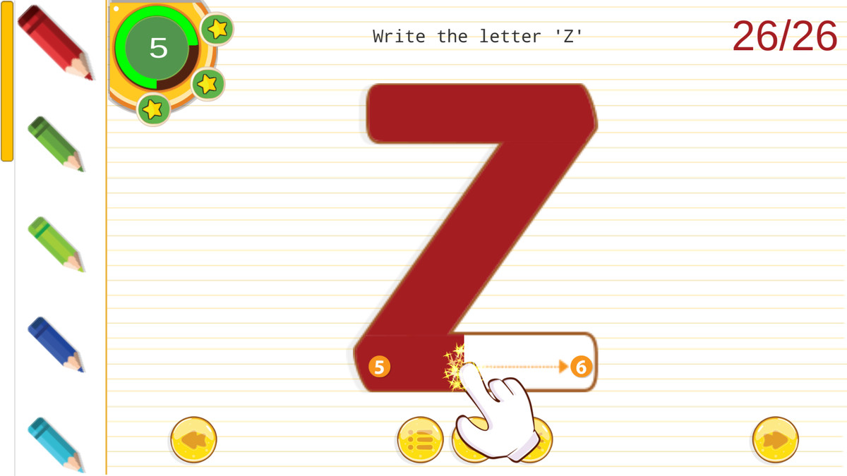 English Alphabet Tracing A-Z