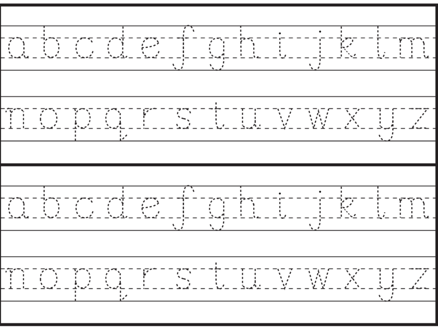 English Alphabet Worksheet For Kindergarten | Alphabet