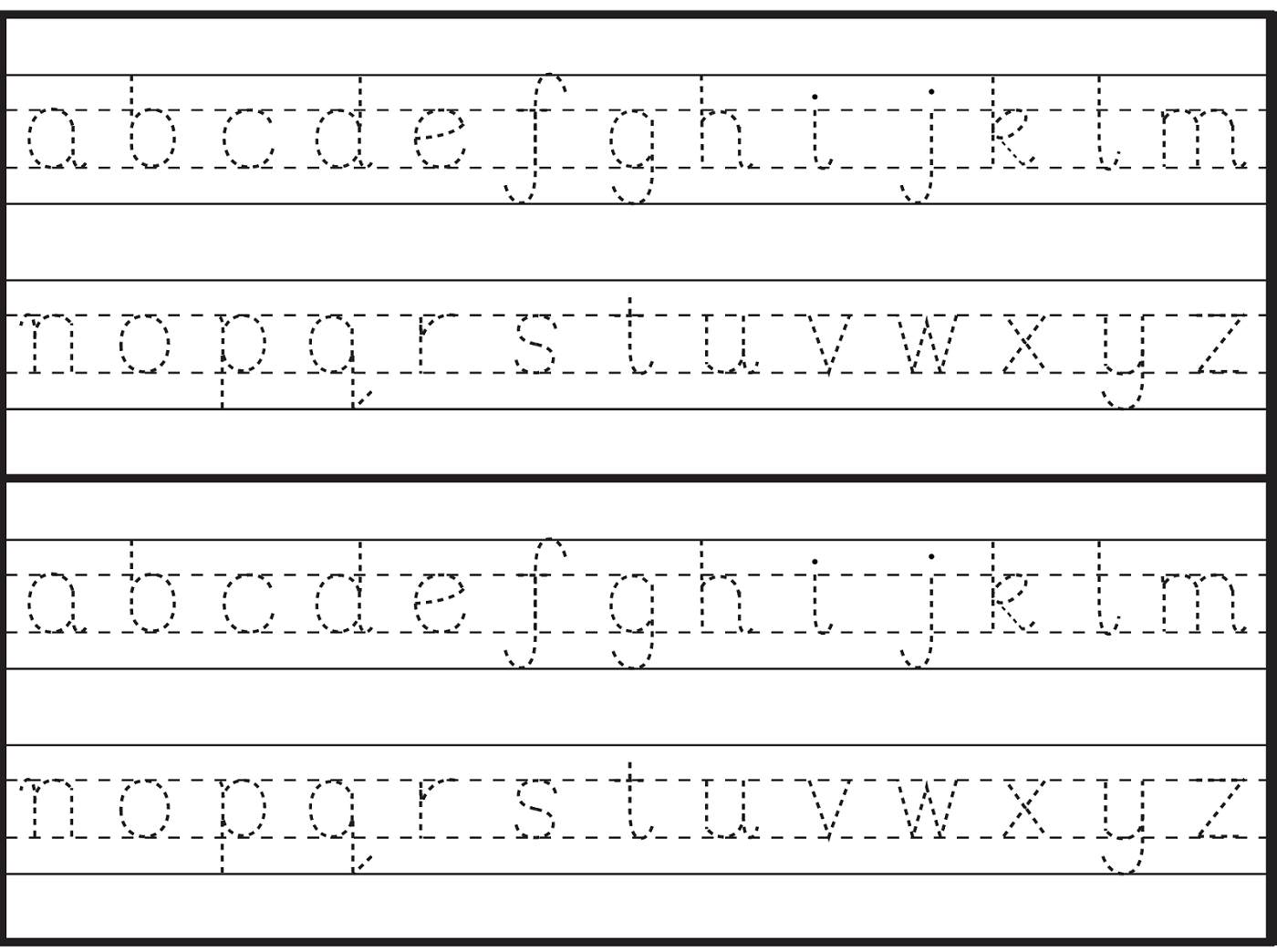 Alphabet Tracing Handout - TracingLettersWorksheets.com