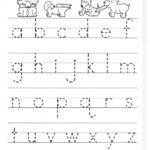 English Print Abc A To Z Lower Case 001 | Alphabet Tracing