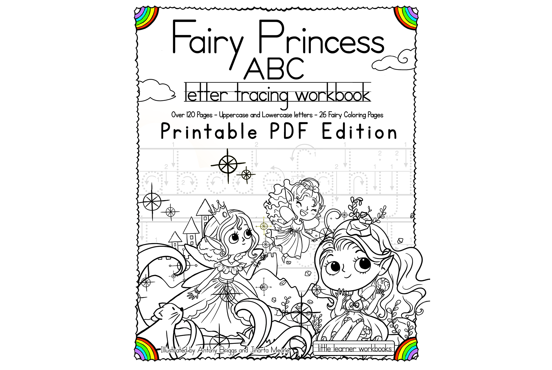 Fairy Princess Abc Letter Tracing Workbook – Printable Pdf