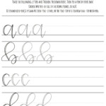 Faux Calligraphy Practice Sheets: Lowercase Alphabet — White Lily Lettering