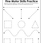 Fine Motor Skills Practice Worksheet | Writing Practice