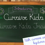 Fonts Cursive Kids And Cursive Kids Trace