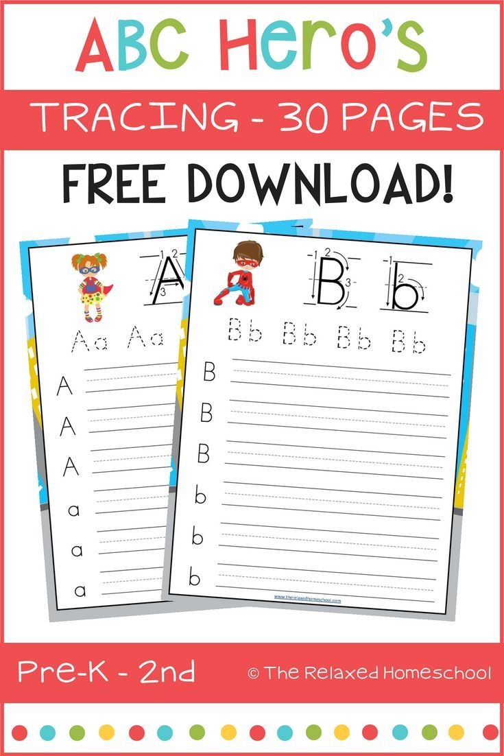 Free Abc Workbook! This Is A Great Free Alphabet Preschool