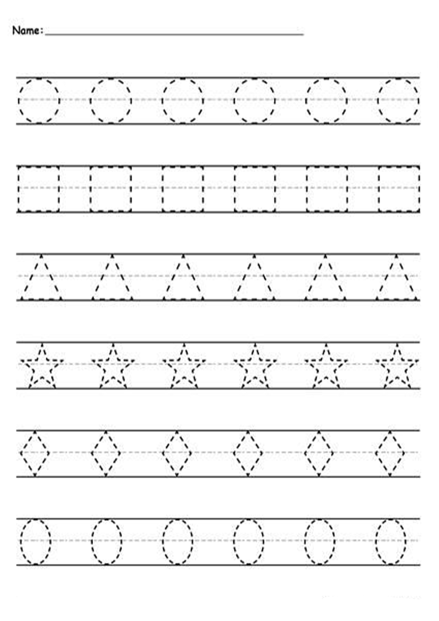 Free And Easy To Print Tracing Lines Worksheets - Tulamama