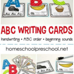 Free Clip And Go Printable Alphabet Writing Cards