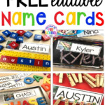 Free Editable Name Cards To Teach Little Learners Their Name