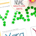 Free Editable Name Practice Play Dough And Tracing Mats