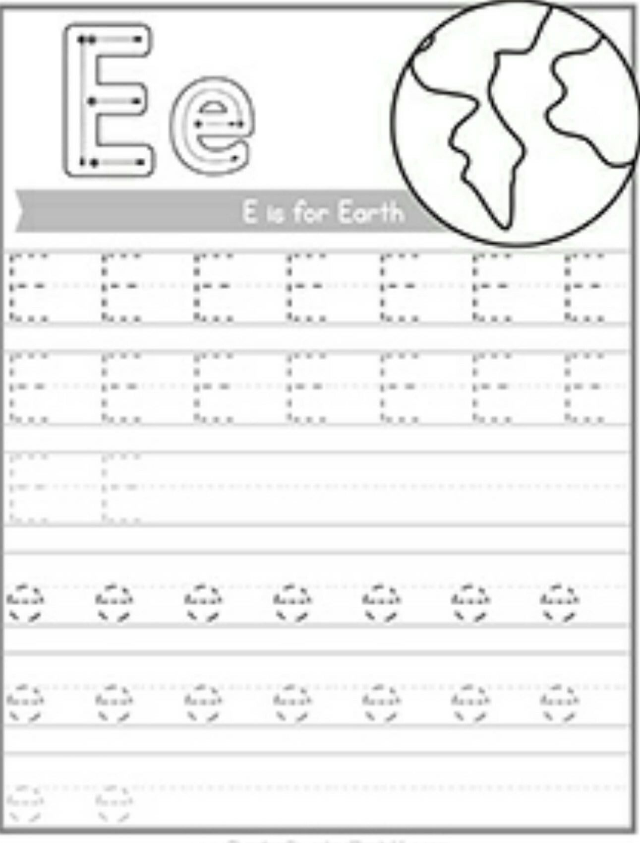 Free English Worksheets - Alphabet Tracing (Small Letters On