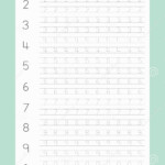Free Handwriting Pages For Writing Numbers Learning Numbers