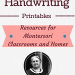Free Handwriting Printables. | Montessori Nature