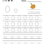 Free Letter O Worksheets For Preschool | Writing Practice
