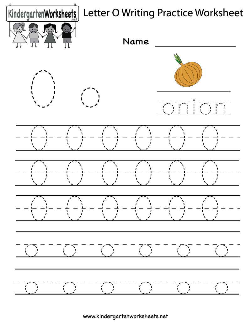 Free Letter O Worksheets For Preschool | Writing Practice