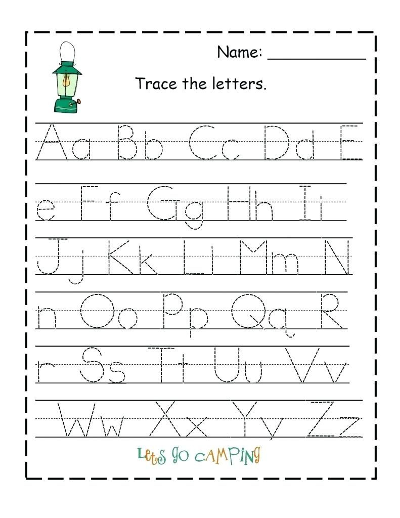 Free Printable Preschool Worksheets Tracing Name - Clover