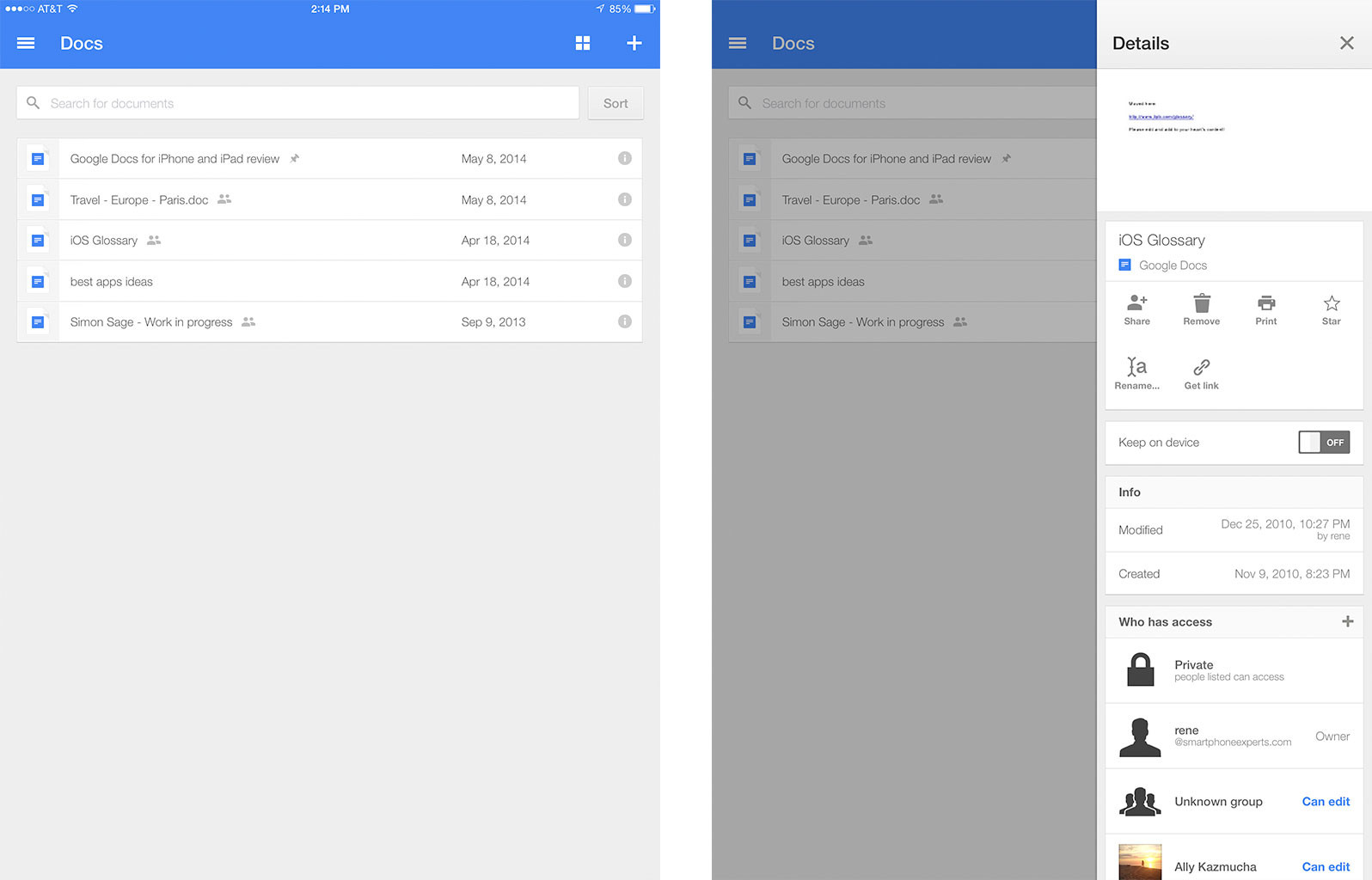 Google Docs For Iphone And Ipad Review: It&amp;#039;s Just As Bad As