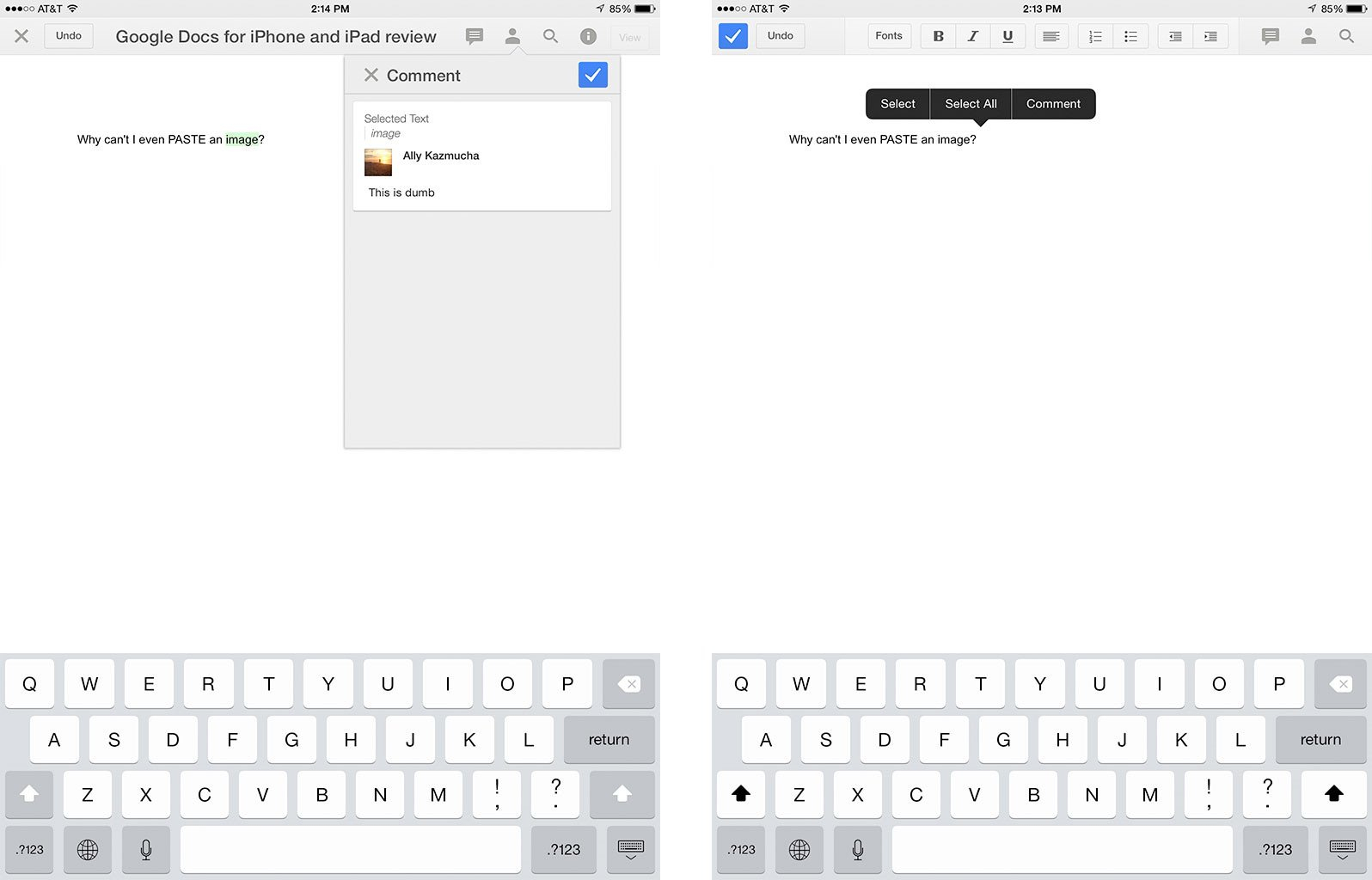 Google Docs For Iphone And Ipad Review: It&amp;#039;s Just As Bad As