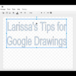 Google Drawings 101 - Wordart &amp; Shadowing Letters